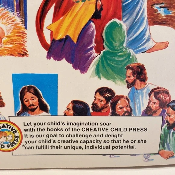 Vintage 1991 The Bible Coloring Book Pictures Old and Testament - - Picture 4 of 15